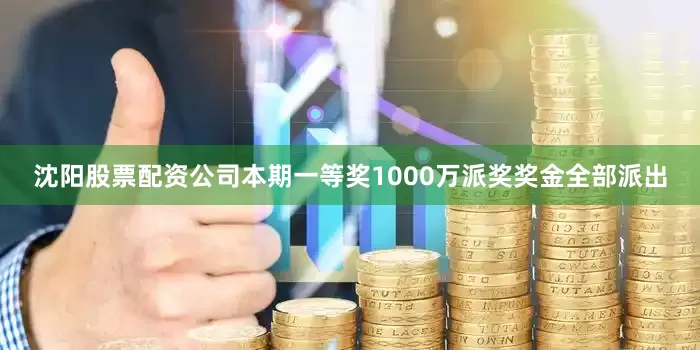 沈阳股票配资公司本期一等奖1000万派奖奖金全部派出