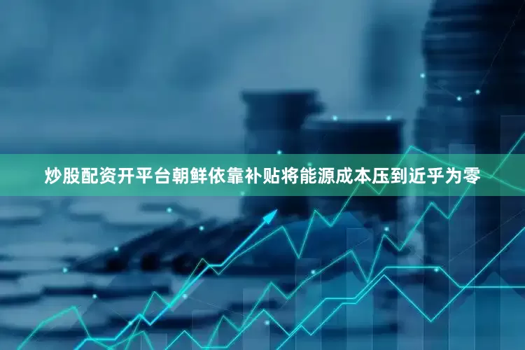 炒股配资开平台朝鲜依靠补贴将能源成本压到近乎为零
